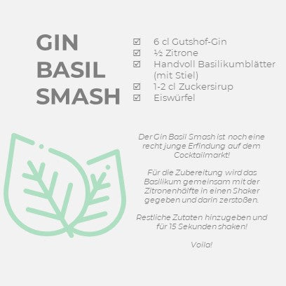 Gutshof-Gin Basil Smash