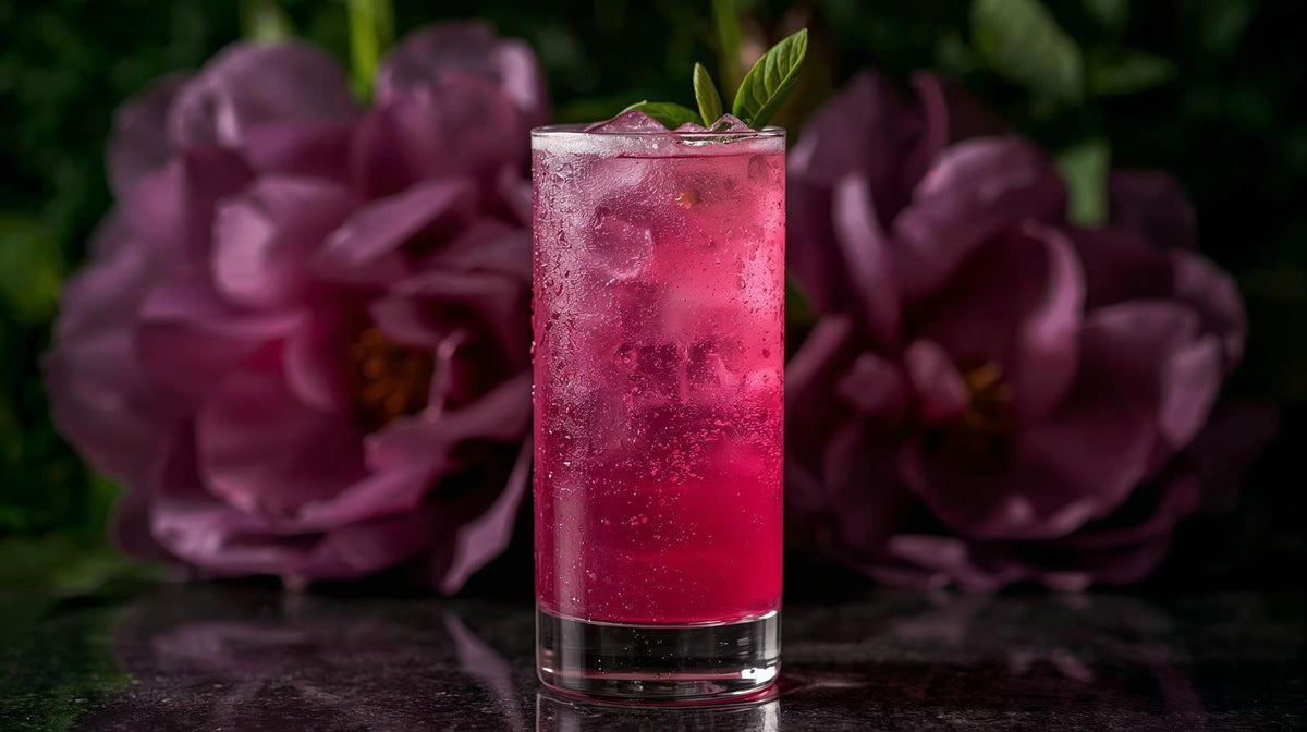 Basil Berry Fizz